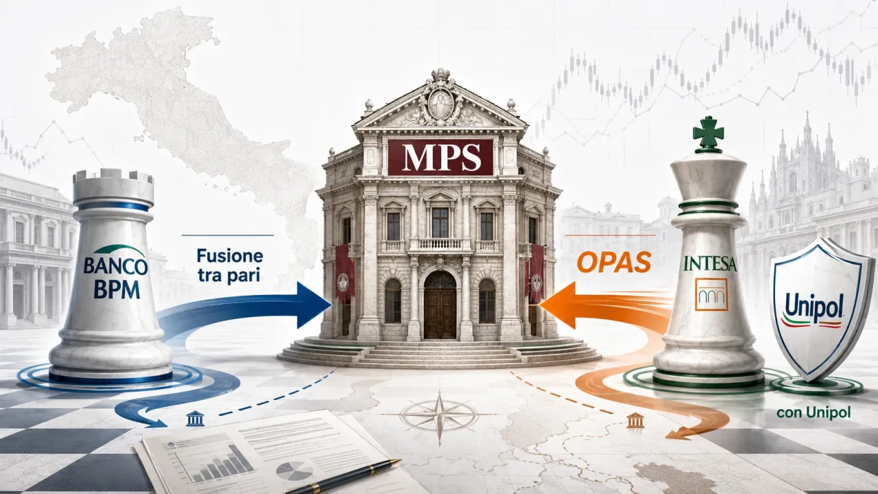 Le operazioni di BPM e Intesa su Monte dei Paschi di Siena