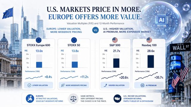 Un'analisi del mercato americano e di quello europeo, comprendendo se sono cari in questo momento