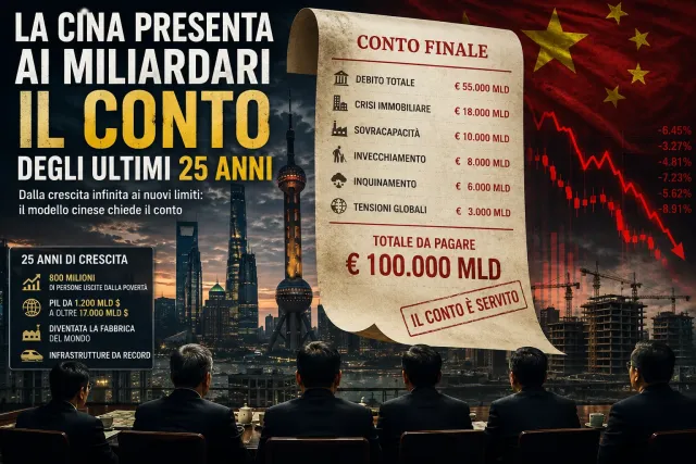 Cina chiede il conto a chi ha spostato soldi fuori dalla Patria